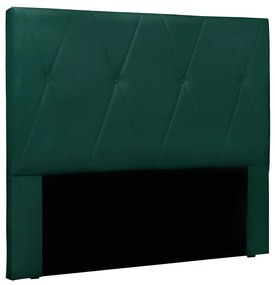 Cabeceira Cama Box Casal 140 cm Aquilla Veludo Verde S04 - D'Rossi