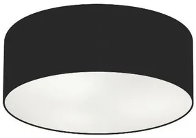 Plafon Para Corredor Cilíndrico SC-3049 Cúpula Cor Preto