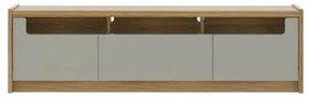 Rack Oslo Grigio Gloss com Base Freijo 1,80 MT  - 70167 Sun House