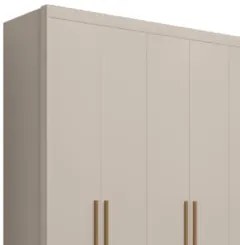 Guarda Roupa Casal 6 Portas 3 Gavetas 233cm Dubai Fendi      - Vila Ri