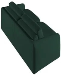 Sofá Cama Casal para Sala 216cm Polska Z08 Veludo Verde - Mpozenato