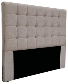 Cabeceira Cama Box Solteiro 90 cm Verona Linho Areia S04 - D'Rossi