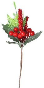 Pick Decor Berry Vermelho 25Cm - Tok Da Casa