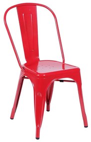 Cadeira Tolix - Vermelha