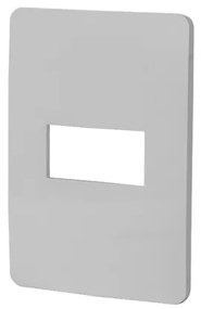 Placa 4x2 Termoplastico Branco 1 Modulo Orion