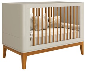 Berço Mini Cama Curvo Boom Square – Areia Fosco