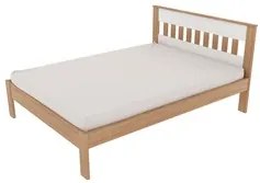 Cama de Casal CM8007 Amêndoa/Branco - Tecno Mobili