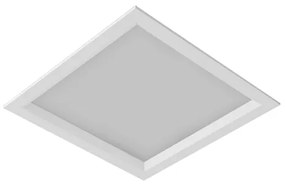 Plafon Led Embutir Quadrado Branco 16W Sevilha - LED BRANCO FRIO (6500K)