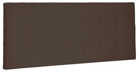 Cabeceira Painel Verona Para Cama Box Solteiro 90 cm Suede Café - D'Rossi