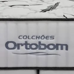 Colchão Casal Queen Highfoam Bordado Espuma HR45 158x198x28cm - Ortobo