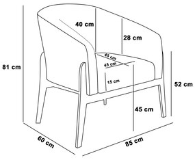 Cadeira Sala de Jantar Base de Madeira Kit 2 Stella Suede D03 - D'Rossi - Marrom Rato