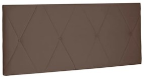 Cabeceira Painel Aquilla Para Cama Box Queen 160 cm Suede - D'Rossi - Caramelo