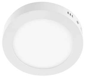 Plafon Led Sobrepor Redondo Branco 12W 17Cm Yamamura - LED BRANCO FRIO (6000K)