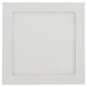 Plafon Led Embutir Aluminio Branco Quadrado 12W Yamamura - LED BRANCO FRIO (6000K)