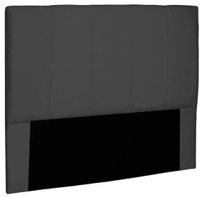 Cabeceira Arizona Para Cama Box Casal 140 cm Suede - D'Rossi - Preto