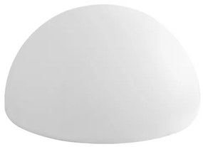 Luminaria De Piso Branco Esfera Soleil 40cm
