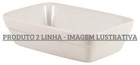 Forma Retangular Sem Alça 17 Cm Porcelana Schmidt - Mod. Calorama 2ª Linha