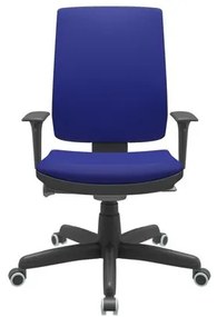 Cadeira Office Brizza Soft Aero Azul Autocompensador Base Standard 120cm - 63898 Sun House