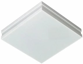 Plafon Led Sobrepor Quadrado 25W Branco Bilbao - LED BRANCO QUENTE (3000K)