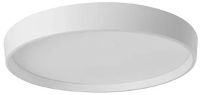 Plafon Led De Sobrepor Aluminio Branco 81w 3000k Dome