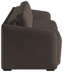 Sofá Cama Casal para Sala 176cm Polska Z08 Veludo Marrom - Mpozenato