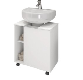 Gabinete Para Banheiro Pequin Branco – Bechara Móveis