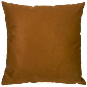 Capa de Almofada Olimpya em Suede Tons Marfim com Ferrugem - AOY-0111 - 45x45cm