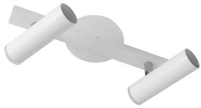 Spot Sobrepor Tubo Aluminio Branco Mini Dicroica Gu10