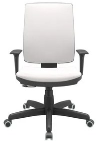 Cadeira Office Brizza Soft Vinil Branco RelaxPlax Base Standard 120cm - 63914 Sun House