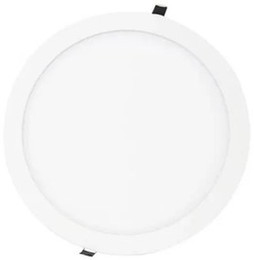 Plafon Led Embutir Redondo Branco 24W 30Cm Yamamura - LED BRANCO NEUTRO (4000K)