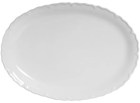 Travessa Rasa Oval 58,5Cm Branco Paris - Scalla