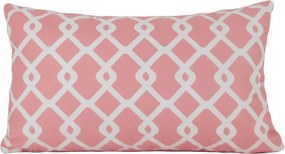 Capa almofada LYON Veludo estampado Geométrico rosa  30x50cm