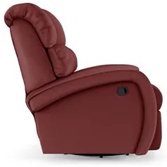 Poltrona do Papai Reclinável Kalie Glider Giratória Massagem FH9 PU Ve