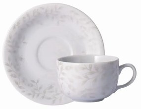 Xícara Café Com Pires 100Ml Porcelana Schmidt - Dec. Guaporé 2395