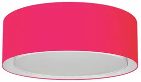 Plafon Para Dormitório Cilíndrico SD-3037 Cúpula Cor Rosa Pink