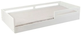 Cama Montessoriana Tivoli com Grades de proteção - Branco