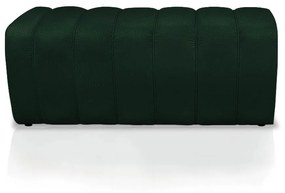 Calçadeira Olivia 90 cm Veludo Verde Trabalhado A136 - D'Rossi