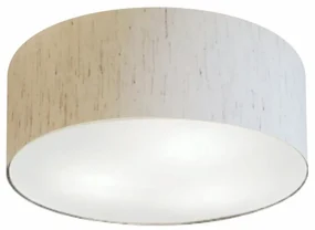 Plafon Para Suíte Cilíndrico ST-3047 Cúpula Cor Linho Bege