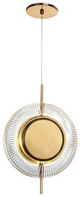 Pendente Sunflower Vertical Ø27X8,5X40,5Cm 03Xg9 Metal Aluminio - Old... (COBRE FOSCO)