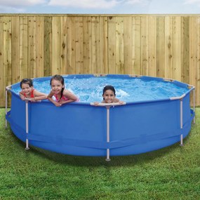 Piscina Acquablue Metal PVC Kit Reparação 6800 Litros Azul G31 - Gran belo