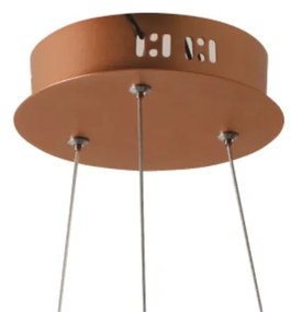 Pendente Orgon Ø80X18Cm Led 58W 3000K Bivolt / Laço Cobre | Studioluce... (Cobre)