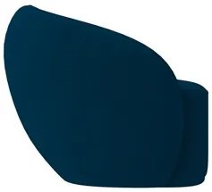 Poltrona para Sala de Estar Orgânica Kit com 2 Garbin K04 Veludo Azul