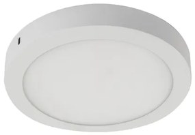 Plafon Led Sobrepor Aluminio Branco 18W 22Cm Yamamura - LED BRANCO NEUTRO (4000K)