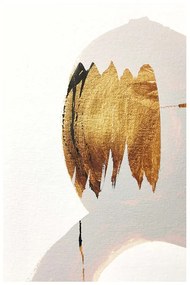 Quadro Decorativo Abstrato Canvas Farol Dourado e Preto - CZ 44042