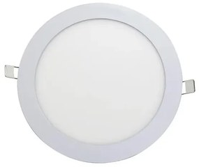 Plafon Led Embutir Redondo Branco 18W Yamamura - LED BRANCO NEUTRO (4000K)