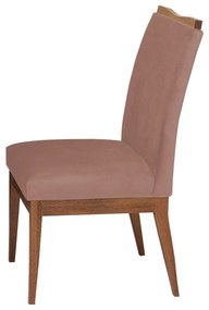 Conjunto 6 Cadeira Decorativa Leticia Veludo Crepe