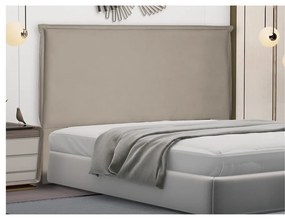 Cabeceira Garden Para Cama Box Solteiro 90 cm Suede Bege - D'Rossi