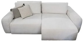 Sofa Cosi 4 Lugares Retratil Tecido Veludo Cru 290cm - 73750 Sun House