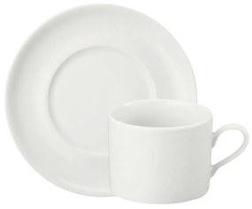 Xicara Chá Com Pires 200Ml Porcelana Schmidt - Mod. Brasília 228