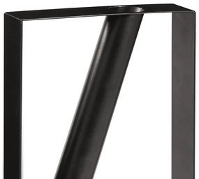 Vaso Decorativo Geométrico em Metal Preto 25,5x20 cm - D'Rossi